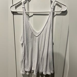 Free People White Tank Top